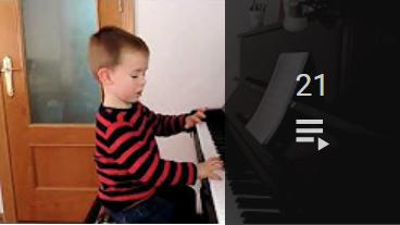 Acceso a la lista de vídeos de Mi piano 2018