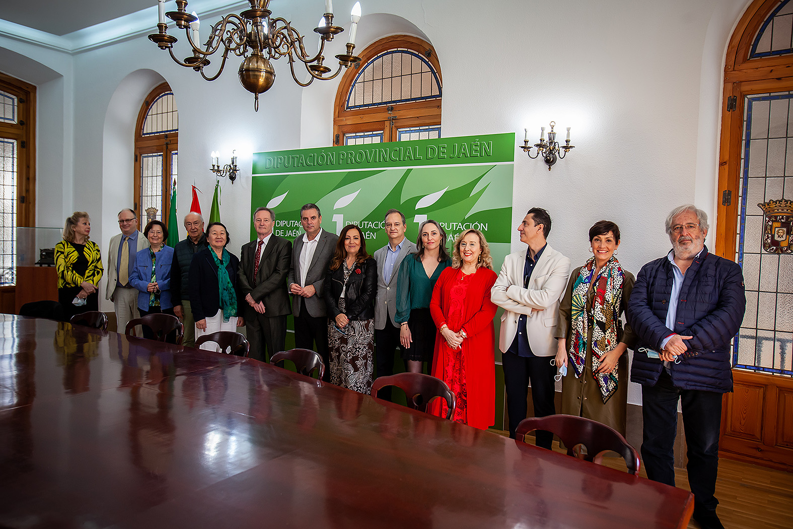 Recepción de la Diputación Provincial a los miembros del jurado y al Consejo Asesor del Premio Jaén de Piano